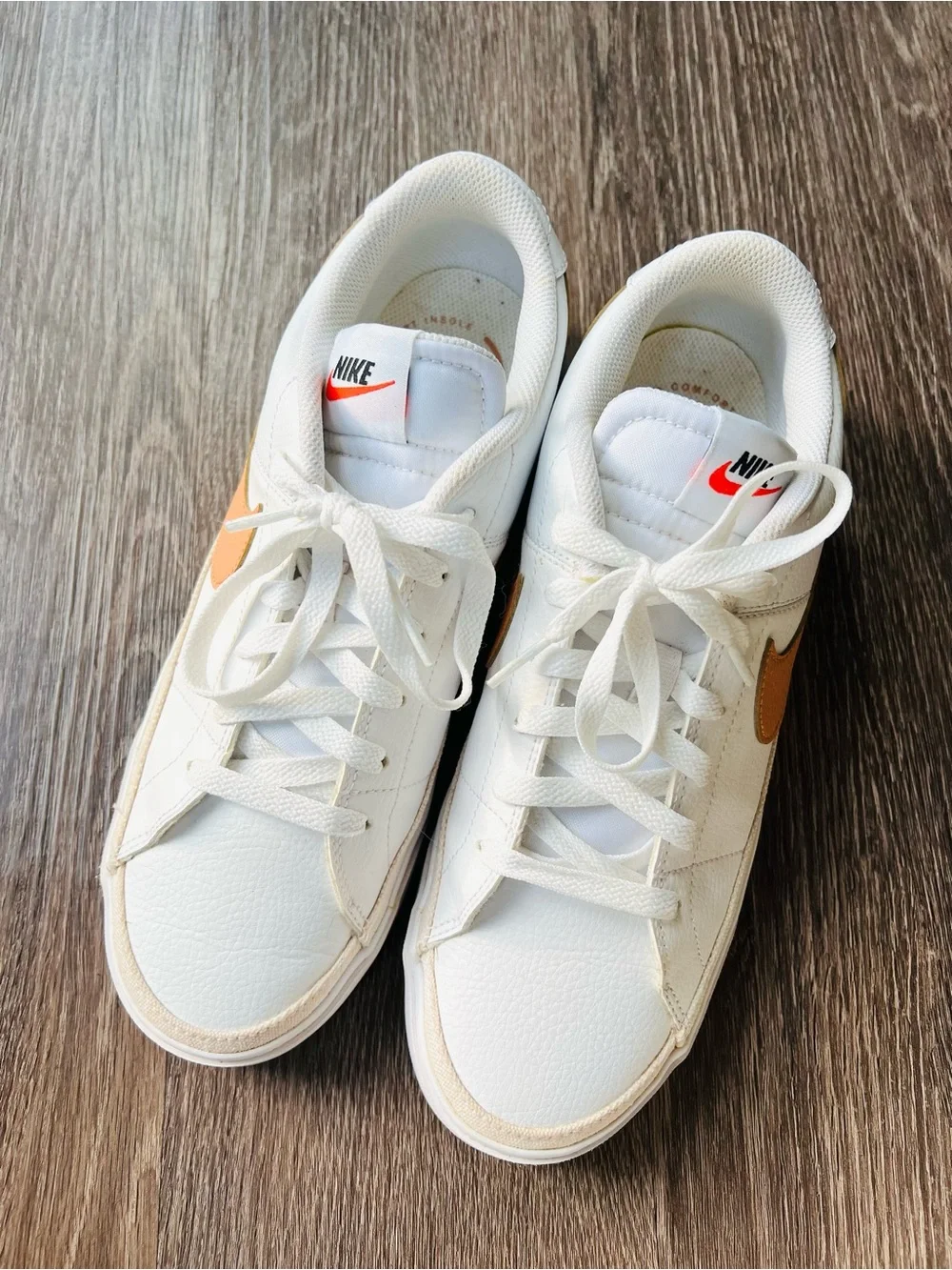 Nike Court Legacy White Desert Ochre Men’s Size 9 CU4150-102